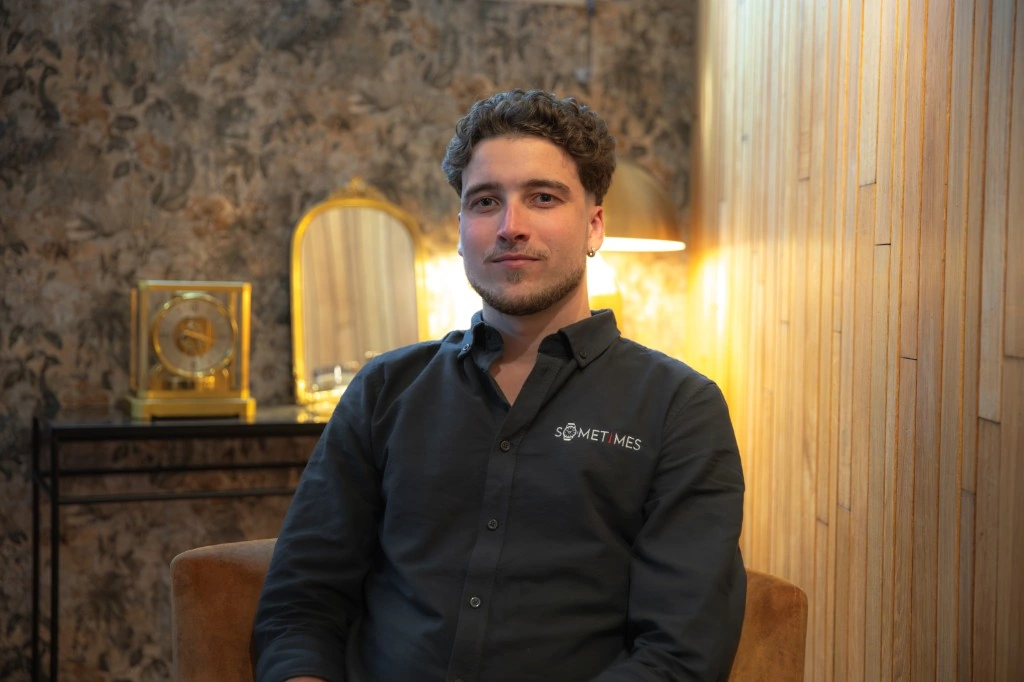 Diogo, watchmaker at Sometimes Passion